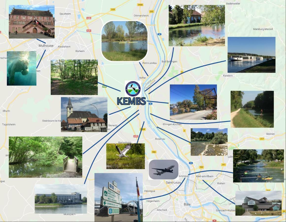 Camping Du Canal Kembs Exterior foto